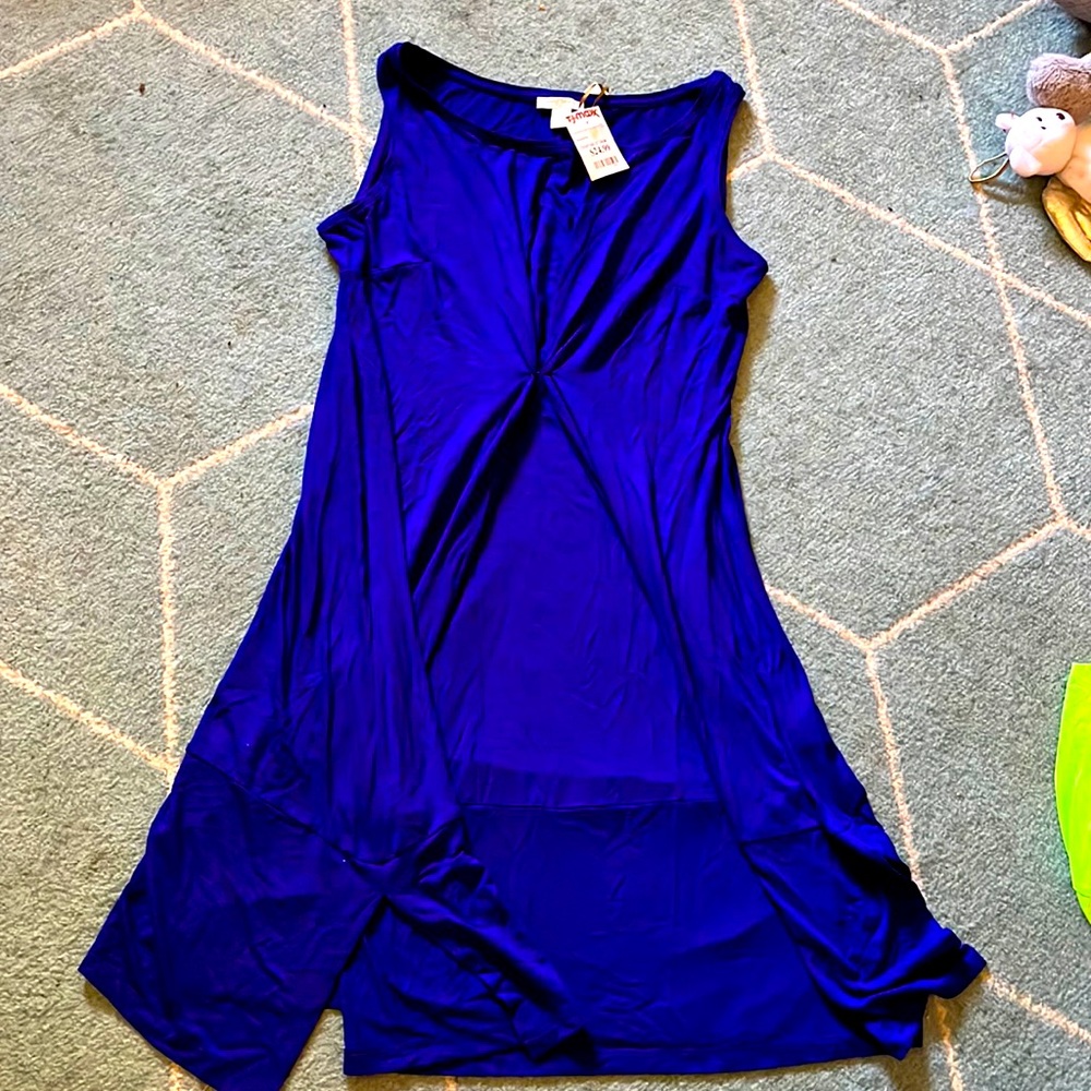 TJ MAXX 1X Royal Blue Dress